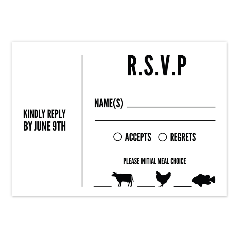 We wonder, why choose an online RSVP?