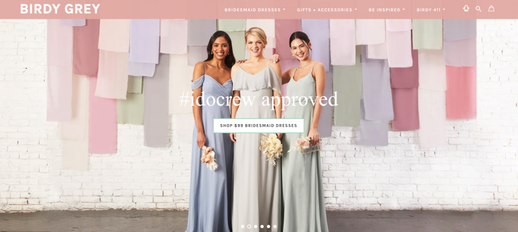 Try on 2024 bridesmaid dresses