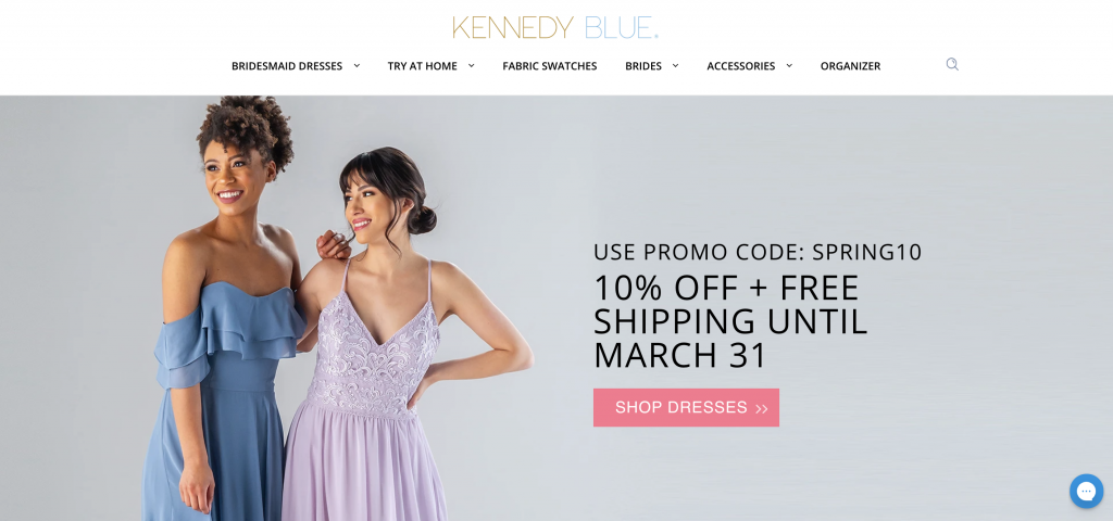 Kennedy Blue Bridesmaid Dress Try At Home Program