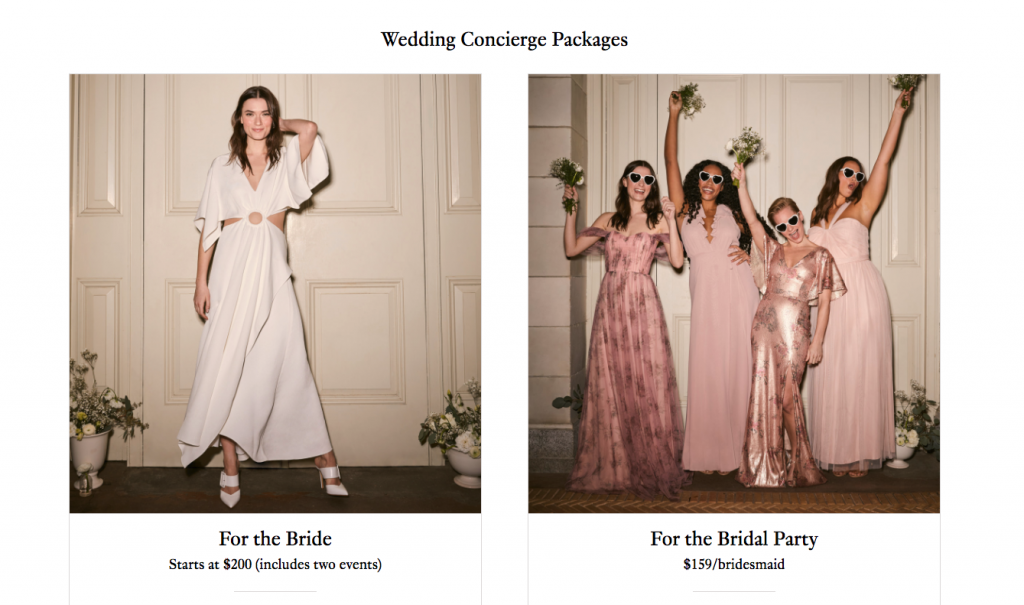 Rent The Runway Wedding Rental Packages