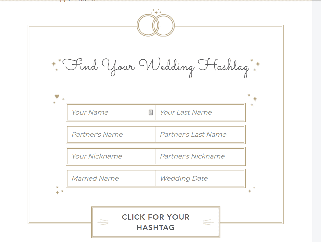 The Best Wedding Hashtag Generators (Free & Paid) Wedding-Experience