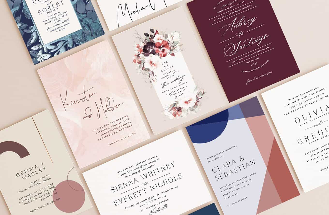 13 free wedding invitation samples by mail - wedding-experience