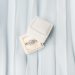 Engagement ring in white velvet box