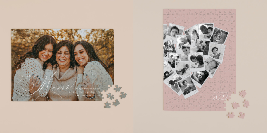 Personalized puzzle gifts for mom